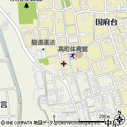 静岡県磐田市国府台574周辺の地図