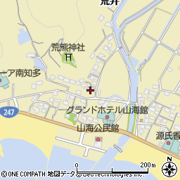 愛知県知多郡南知多町山海橋詰周辺の地図