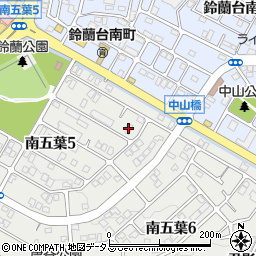 日本基督教団　鈴蘭台教会周辺の地図