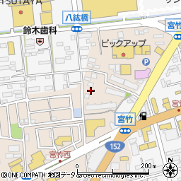 静岡県浜松市中央区宮竹町445周辺の地図