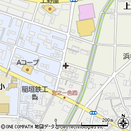 静岡県磐田市上万能250-1周辺の地図