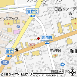 浜松日産Ｕｃａｒｓ宮竹店周辺の地図