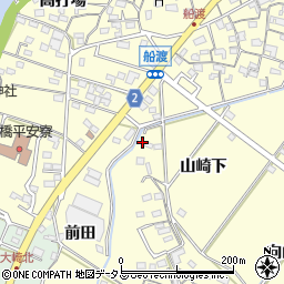 愛知県豊橋市船渡町向山4周辺の地図