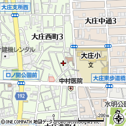 兵庫県尼崎市大庄西町3丁目7周辺の地図