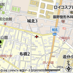 セブンイレブン浜松布橋２丁目店周辺の地図