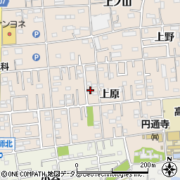 愛知県豊橋市上野町上原88-10周辺の地図