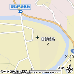 広島県立日彰館高等学校周辺の地図