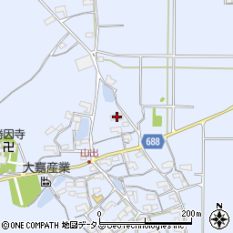 三重県伊賀市山出712周辺の地図