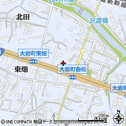 愛知県豊橋市大岩町曲松15周辺の地図