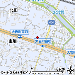 愛知県豊橋市大岩町曲松15-3周辺の地図