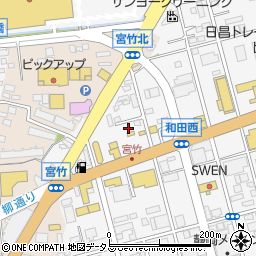 静岡県浜松市中央区和田町782周辺の地図