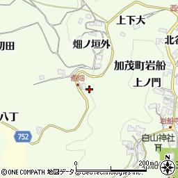 京都府木津川市加茂町岩船阪東周辺の地図