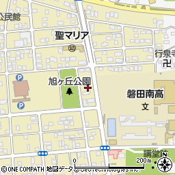 静岡県磐田市国府台55周辺の地図