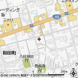 静岡県浜松市中央区和田町606周辺の地図