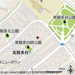 兵庫県神戸市西区美賀多台7丁目6周辺の地図