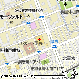 阪急オアシス本山南店周辺の地図