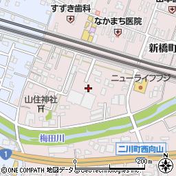 愛知県豊橋市二川町南裏27-28周辺の地図