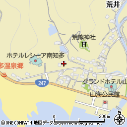 愛知県知多郡南知多町山海高座周辺の地図