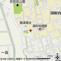 静岡県磐田市国府台673-3周辺の地図