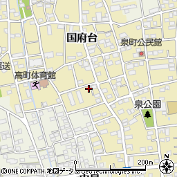 静岡県磐田市国府台519周辺の地図