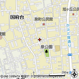 静岡県磐田市国府台319-1周辺の地図