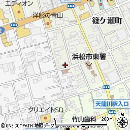 静岡県浜松市中央区篠ケ瀬町1341周辺の地図