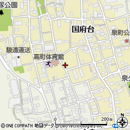 静岡県磐田市国府台499周辺の地図