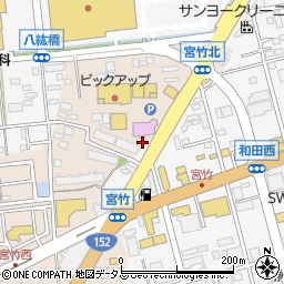 静岡県浜松市中央区宮竹町319周辺の地図