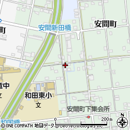 静岡県浜松市中央区安間町425周辺の地図