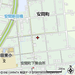 静岡県浜松市中央区安間町398周辺の地図