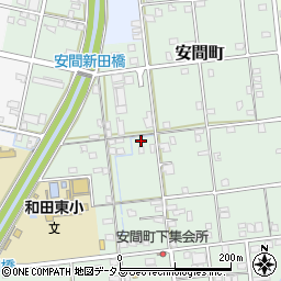 静岡県浜松市中央区安間町410周辺の地図