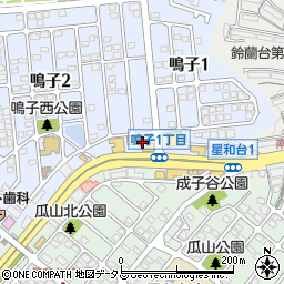 兵庫日産鈴蘭台北店周辺の地図