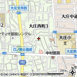 兵庫県尼崎市大庄西町3丁目9周辺の地図