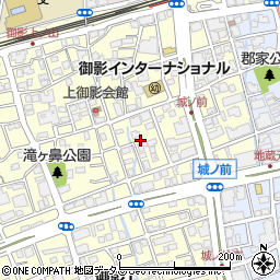 兵庫県神戸市東灘区御影2丁目12周辺の地図