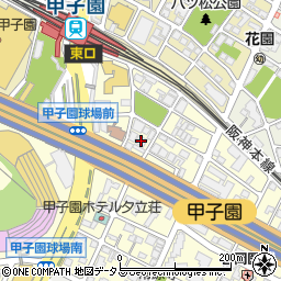 エヴィステージ甲子園周辺の地図