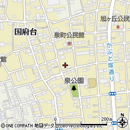 静岡県磐田市国府台320周辺の地図