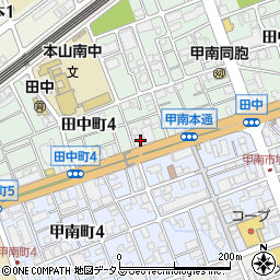 カギの１１０番株式会社　神戸東店周辺の地図