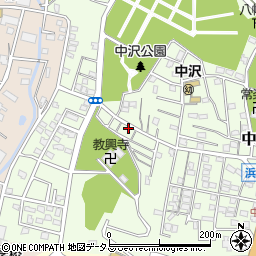 静岡県浜松市中央区中沢町41周辺の地図