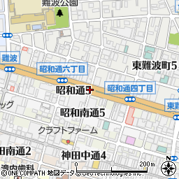 昭和通５周辺の地図