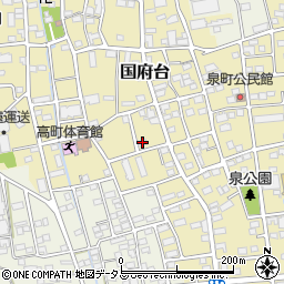 静岡県磐田市国府台515周辺の地図