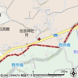 大阪府四條畷市上田原510-7周辺の地図