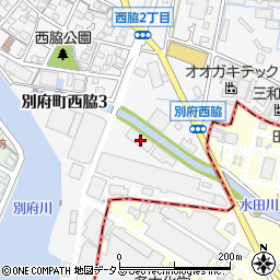 兵庫県加古川市別府町西脇43周辺の地図