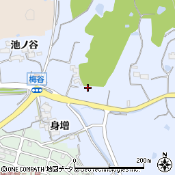京都府木津川市梅谷池ノ谷2周辺の地図