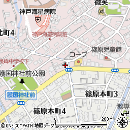 神鳴教教会　神戸支部周辺の地図