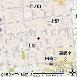 愛知県豊橋市上野町上原111-5周辺の地図
