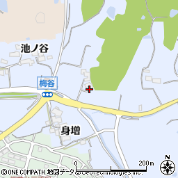 京都府木津川市梅谷池ノ谷14周辺の地図