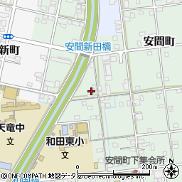 静岡県浜松市中央区安間町246周辺の地図