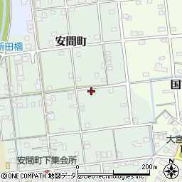 静岡県浜松市中央区安間町371周辺の地図