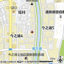 Ａ磐田市　雨漏り修理・屋根の防水・塗装工事２４Ｘ３６５安心受付センター周辺の地図