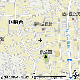 静岡県磐田市国府台321周辺の地図